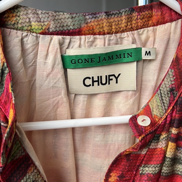 Chufy Ziggy Mini Dress Sean Red M - Picture 9 of 10